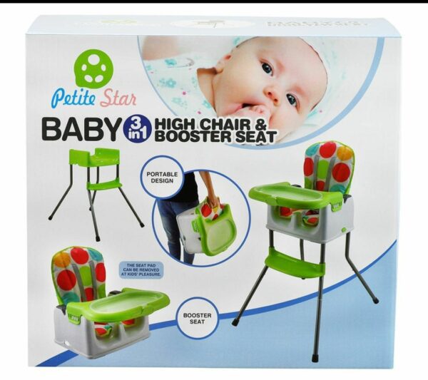 Petit Star 3 In 1 Baby Highchair & Booster - Image 2