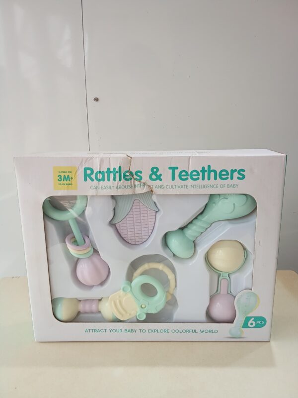 6pc Rattle & Teether Set