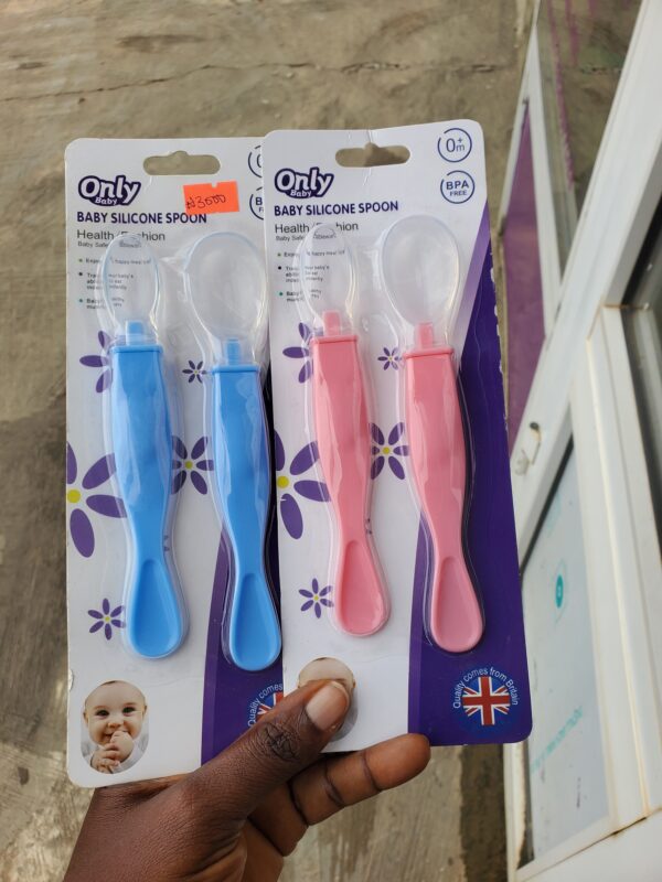 Only Baby 2pc Silicone Spoon