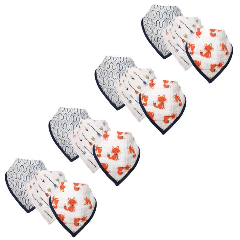 Hudson Baby 3 Muslin Bandana