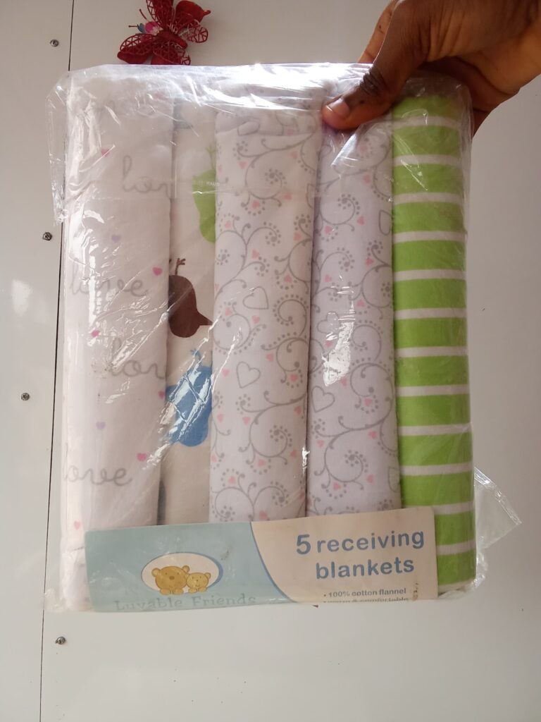 Luvable Friends 5 Receiving Blanket