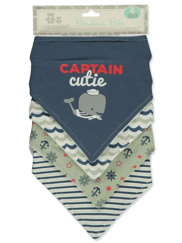 Cribmates 4pc Bandana Bibs