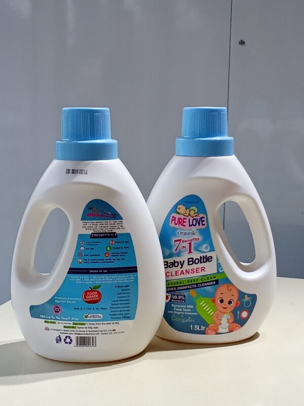 Pure Love 7 in 1 baby Bottle Cleaner 1.5ltr