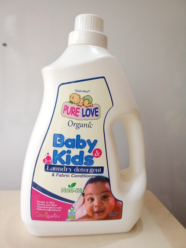 Pure Love 2 in 1 Baby Laundry detergent and Fabric conditioner 5liter