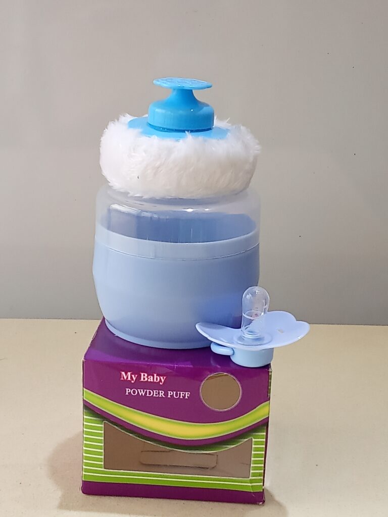 My Baby Powder Puff with Pacifier