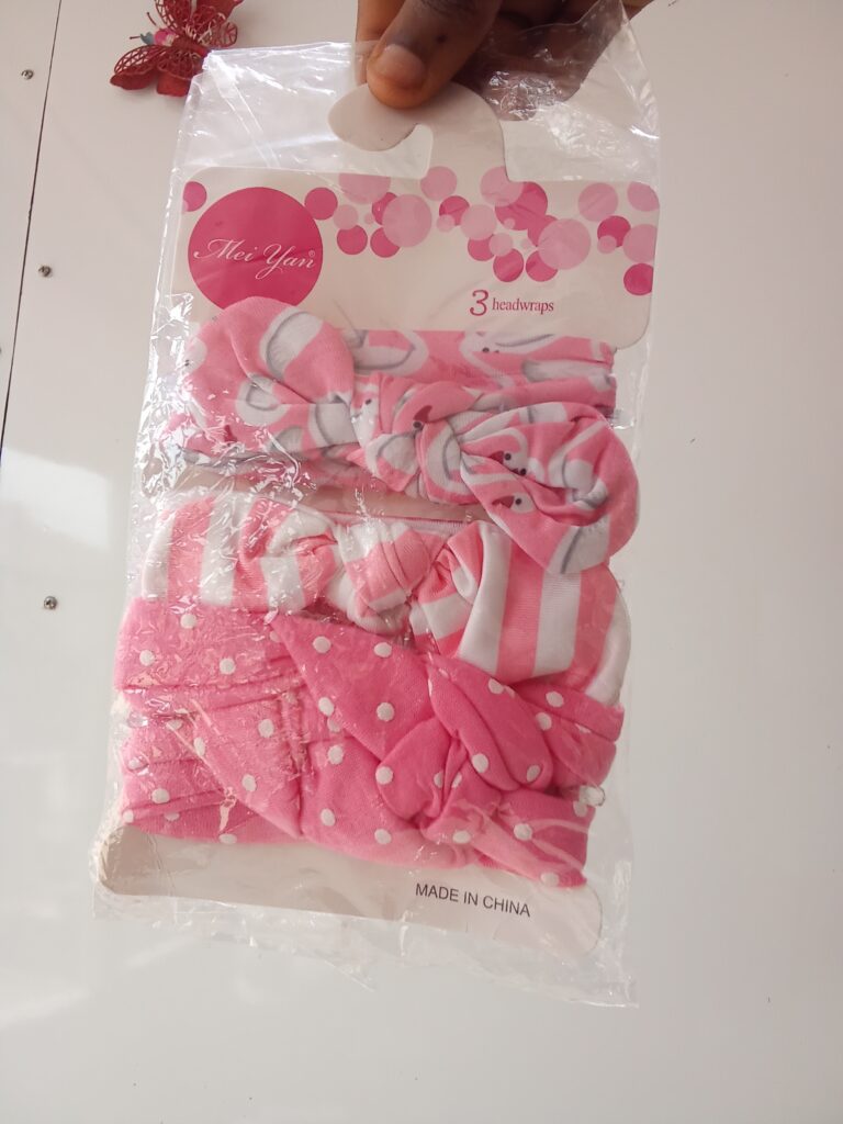 3 Baby Headwraps