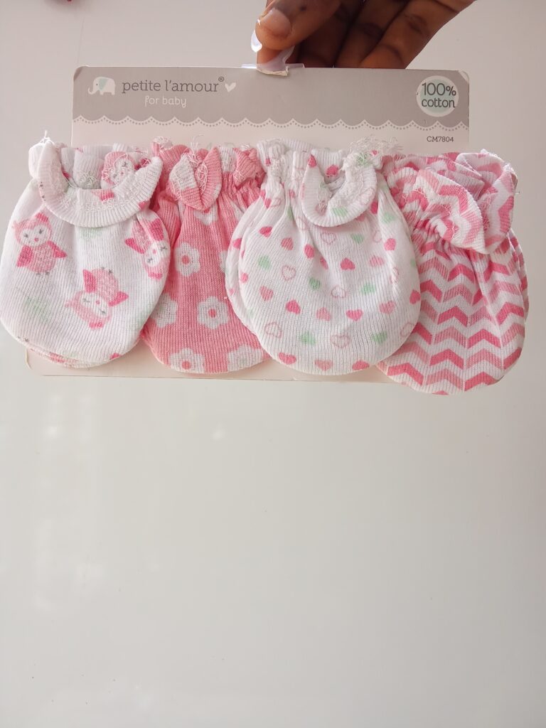 Petite L’amour Baby Girl 4 Pack Mittens