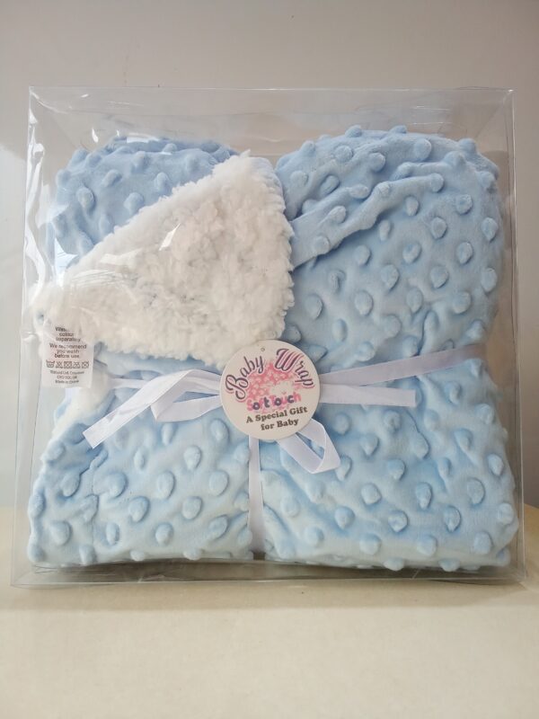 Soft Touch Baby Blanket/Wrap Gift Set - Image 2