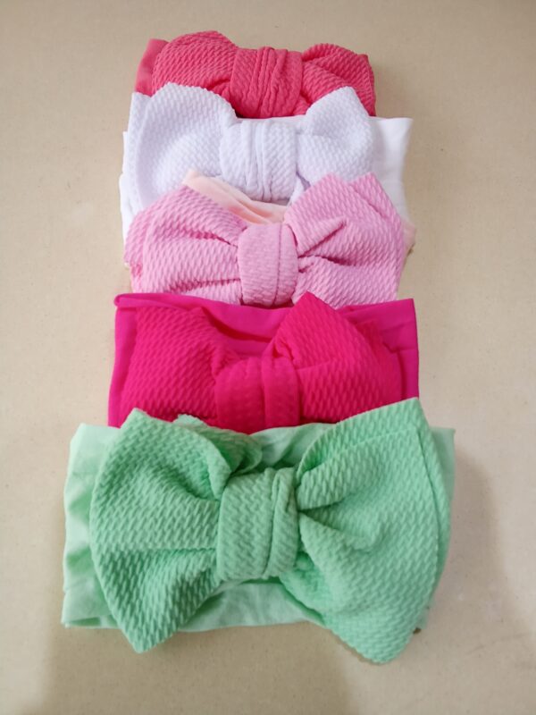 Baby Girl Bow Headbands - Image 2