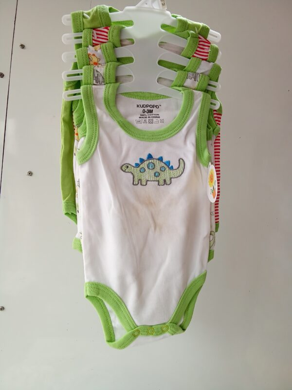 5pc Sleeveless Bodysuits 0-3months