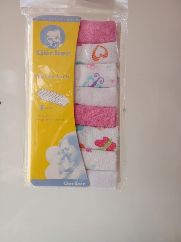 Gerber Pack of 8 Washcloth