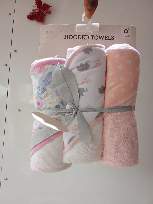 Baby Kiss 3 pack Hooded Towel