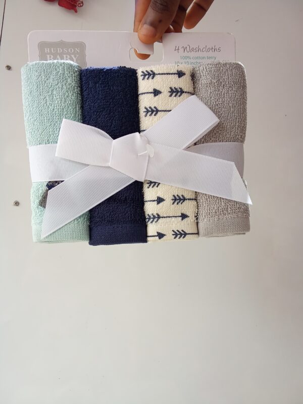 Hudson Baby 4 piece Washcloths