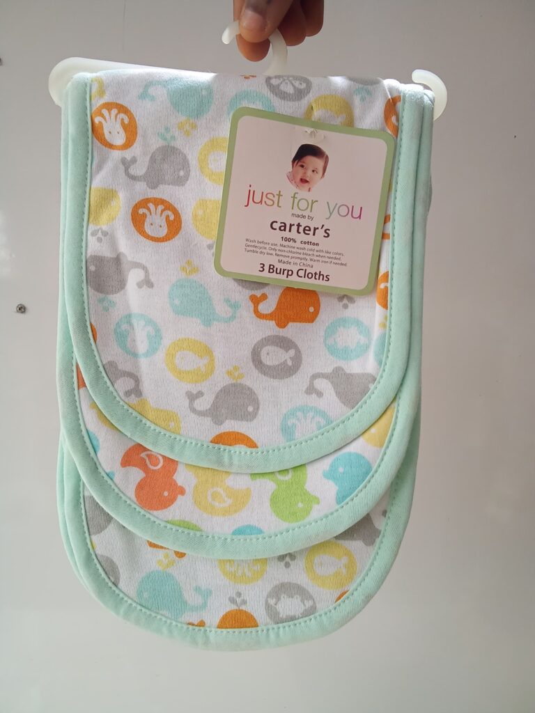 Just For you 3pc Burp Cloths