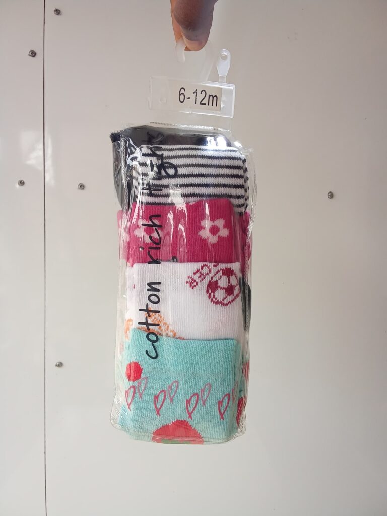 4 pair Cotton Rich Tight Socks