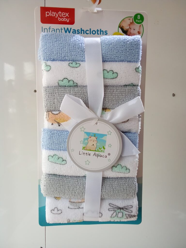 Playtex 8 pack Washcloth