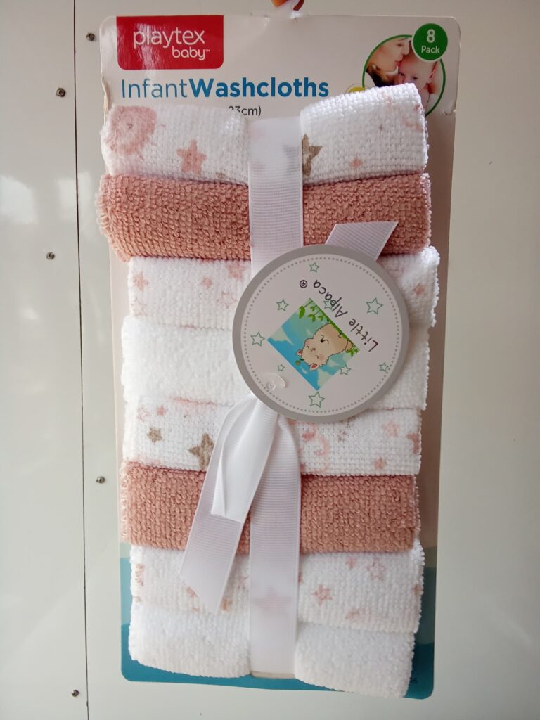 Playtex 8 pack Washcloth