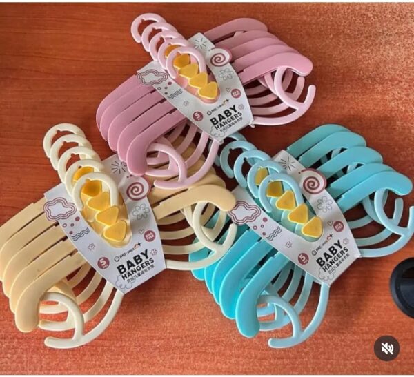 5pcs Baby Clothes Hanger with Extender - Image 2