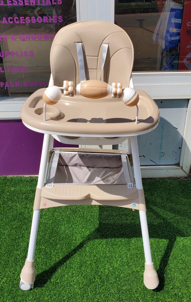 Baby High-Low Highchair With Toy Bar